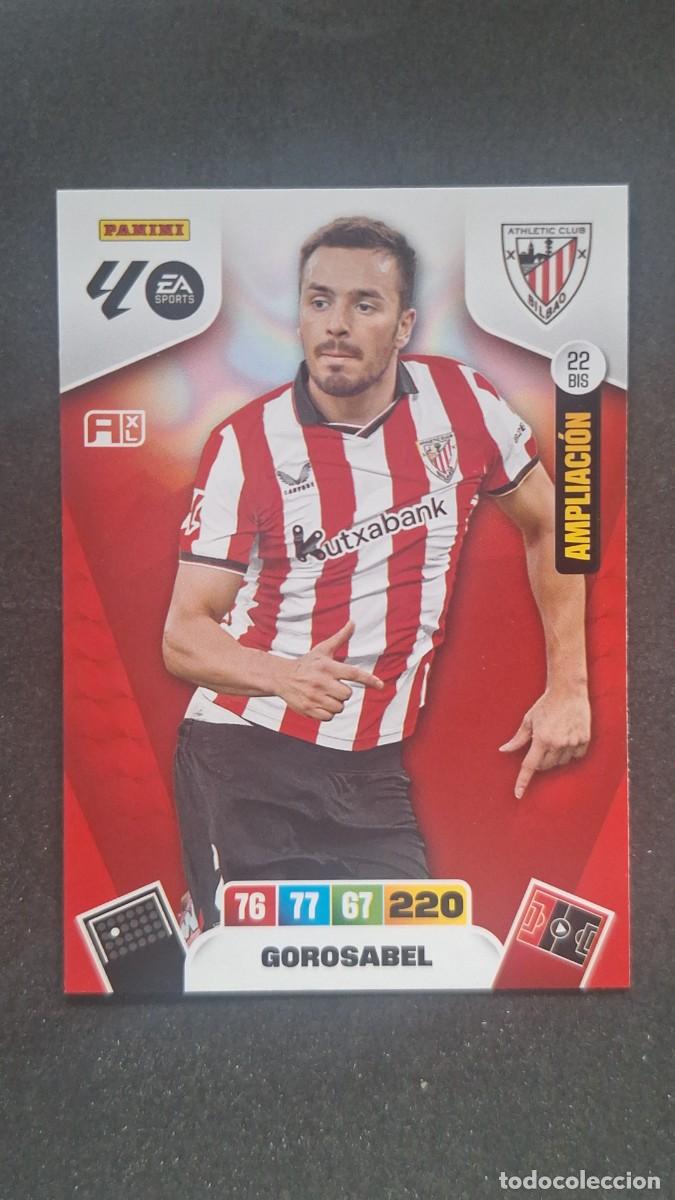 Cromos de F&uacute;tbol: L3 GOROSABEL ATHLETIC CLUB DE BILBAO 22 BIS AMPLIACION ADRENALYN XL LIGA 2025/2026 25 26 PANINI