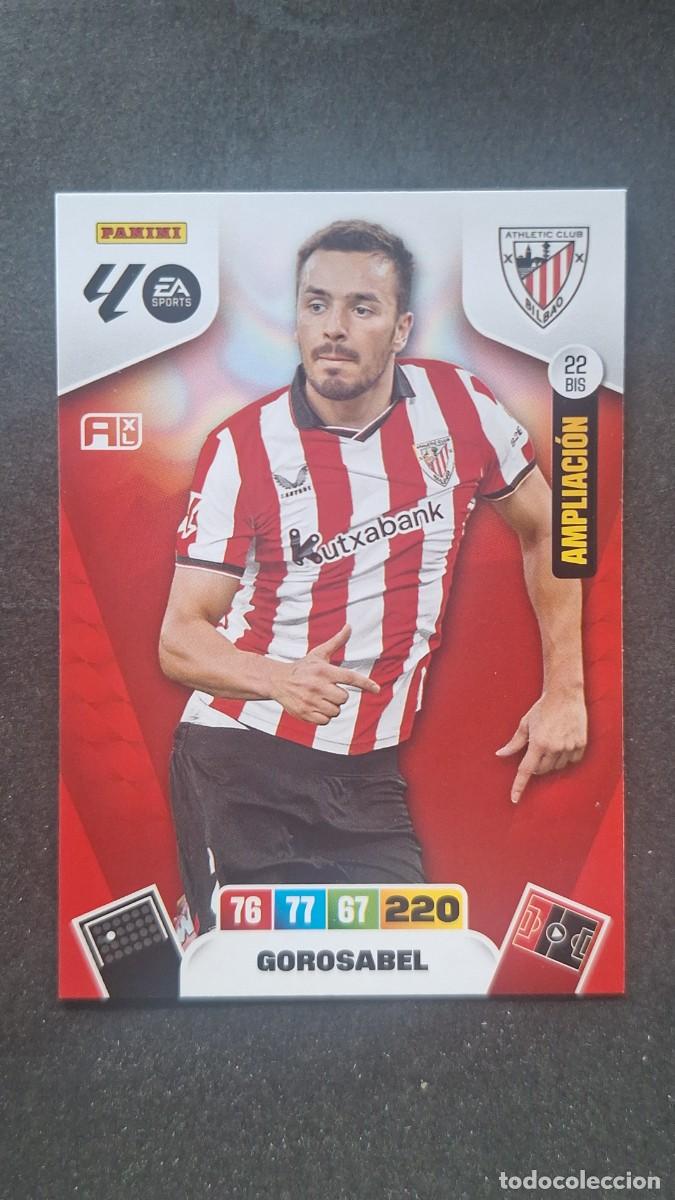 Cromos de F&uacute;tbol: L3 GOROSABEL ATHLETIC CLUB DE BILBAO 22 BIS AMPLIACION ADRENALYN XL LIGA 2025/2026 25 26 PANINI