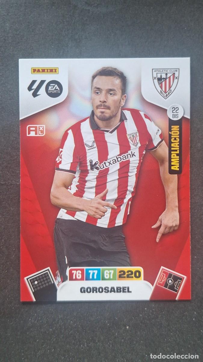 Cromos de F&uacute;tbol: L3 GOROSABEL ATHLETIC CLUB DE BILBAO 22 BIS AMPLIACION ADRENALYN XL LIGA 2025/2026 25 26 PANINI