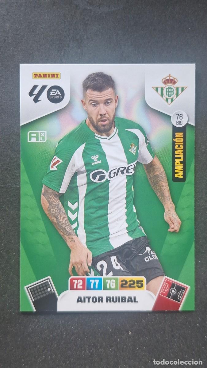 Cromos de F&uacute;tbol: L3 AITOR RUIBAL REAL BETIS BALOMPIE 76 BIS AMPLIACION ADRENALYN XL LIGA 2025/2026 25 26 PANINI