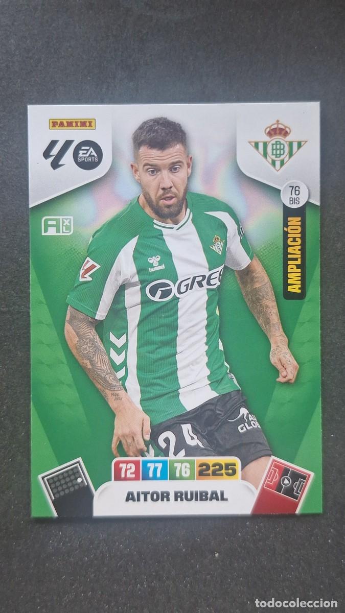 Cromos de F&uacute;tbol: L3 AITOR RUIBAL REAL BETIS BALOMPIE 76 BIS AMPLIACION ADRENALYN XL LIGA 2025/2026 25 26 PANINI