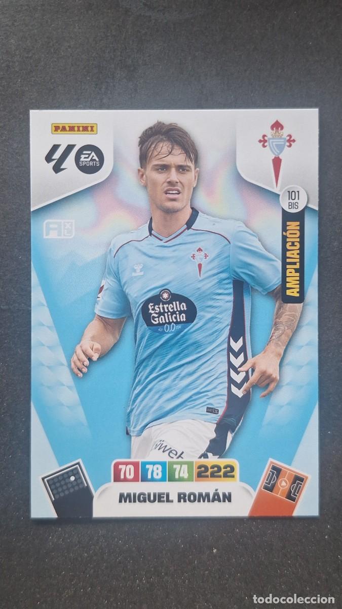 Cromos de F&uacute;tbol: L3 MIGUEL ROMAN CELTA DE VIGO 101 BIS AMPLIACION ADRENALYN XL LIGA 2025/2026 25 26 PANINI