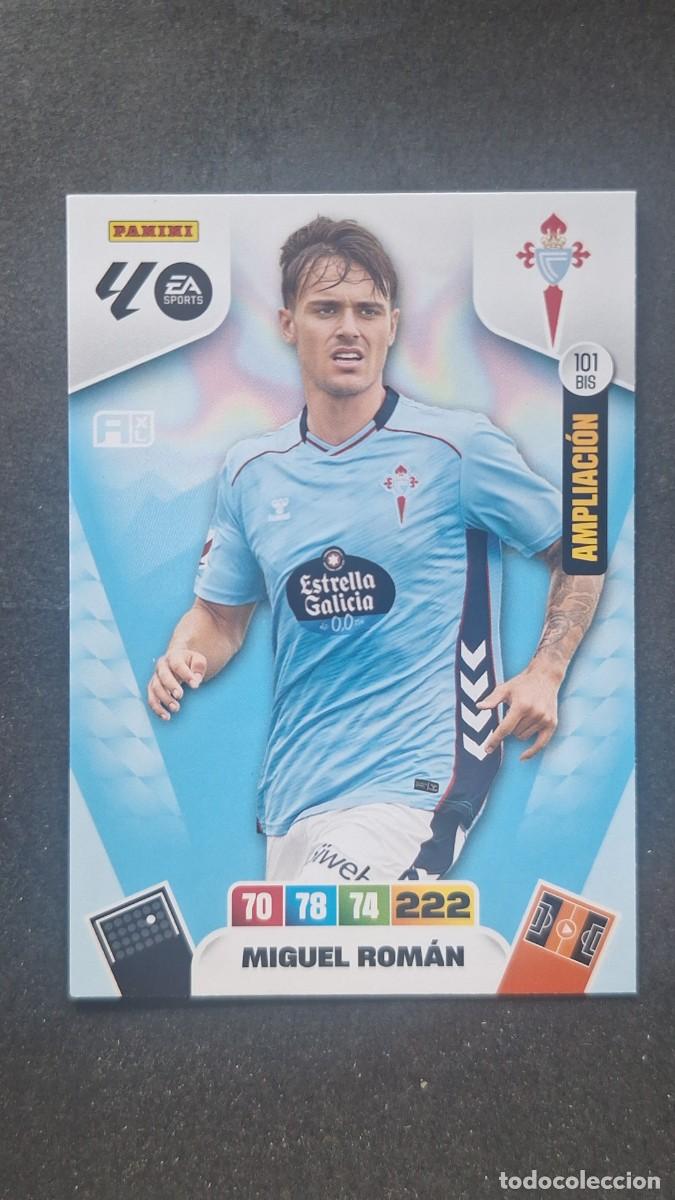 Cromos de F&uacute;tbol: L3 MIGUEL ROMAN CELTA DE VIGO 101 BIS AMPLIACION ADRENALYN XL LIGA 2025/2026 25 26 PANINI