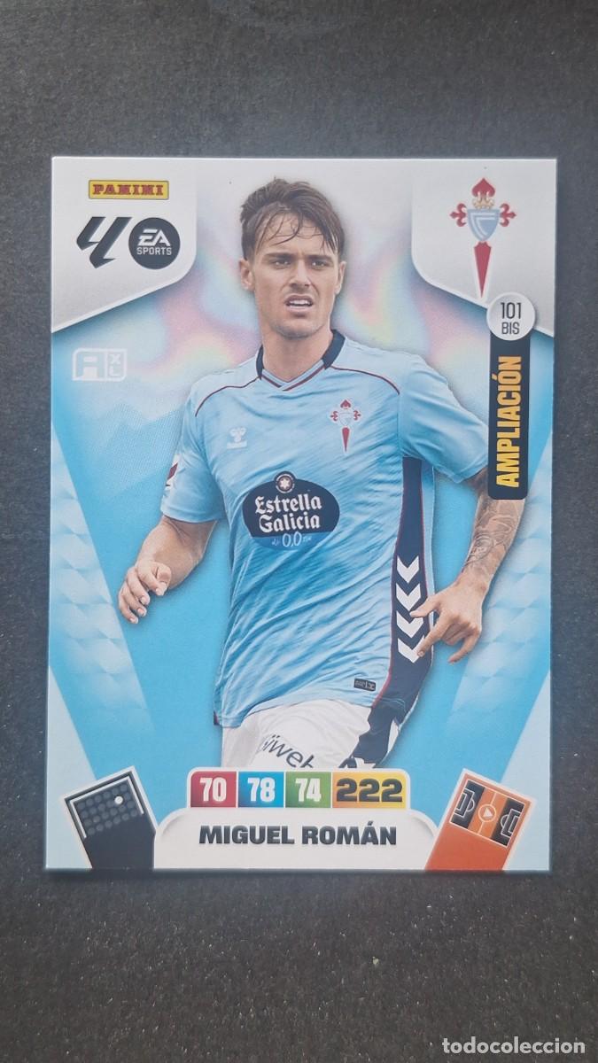 Cromos de F&uacute;tbol: L3 MIGUEL ROMAN CELTA DE VIGO 101 BIS AMPLIACION ADRENALYN XL LIGA 2025/2026 25 26 PANINI