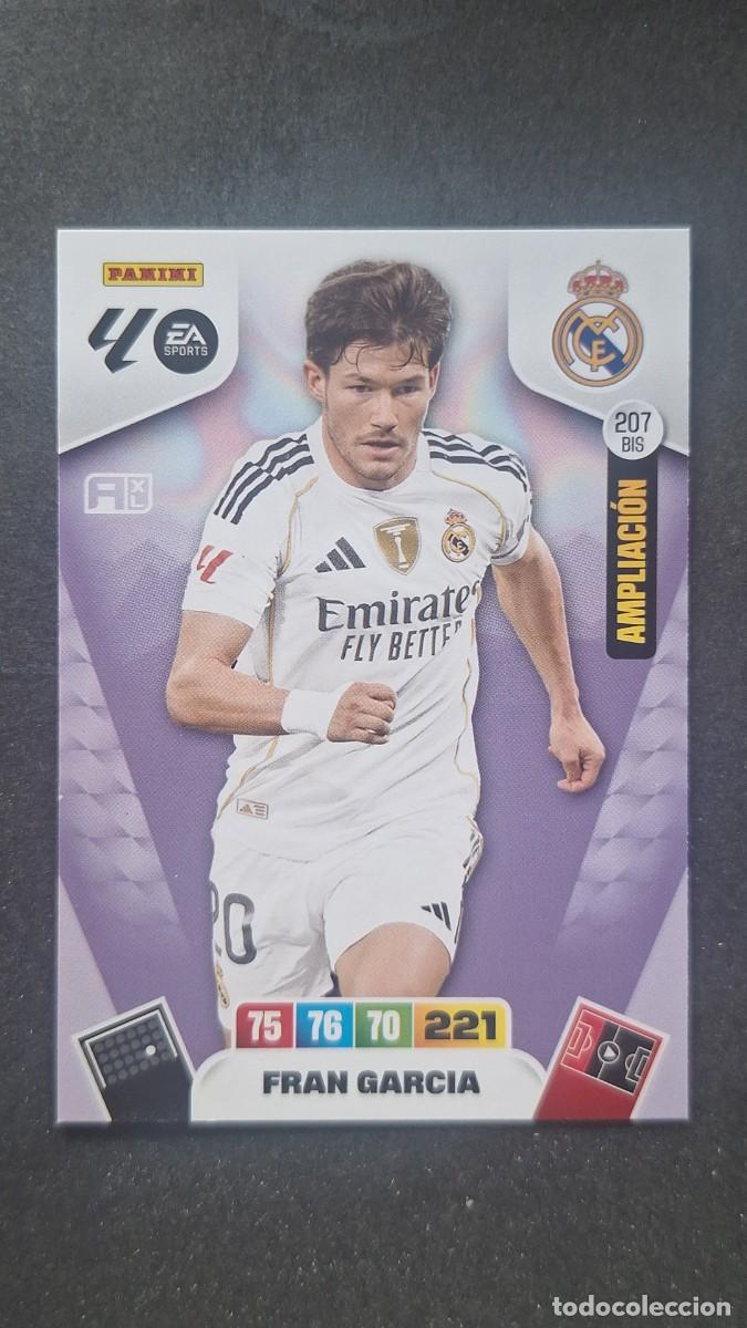 Cromos de F&uacute;tbol: L3 FRAN GARCIA REAL MADRID 207 BIS AMPLIACION ADRENALYN XL LIGA 2025/2026 25 26 PANINI