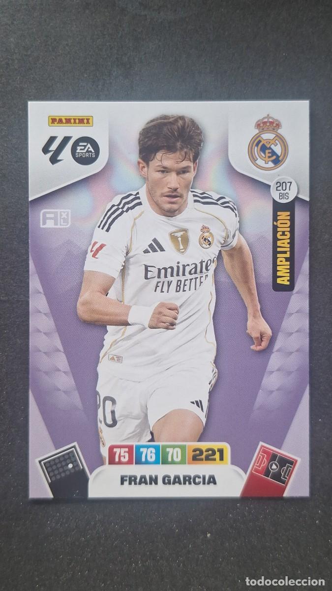 Cromos de F&uacute;tbol: L3 FRAN GARCIA REAL MADRID 207 BIS AMPLIACION ADRENALYN XL LIGA 2025/2026 25 26 PANINI