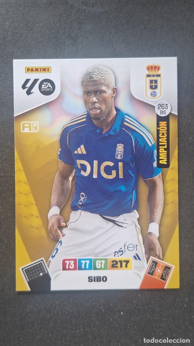 Cromos de F&uacute;tbol: L3 SIBO REAL OVIEDO 263 BIS AMPLIACION ADRENALYN XL LIGA 2025/2026 25 26 PANINI