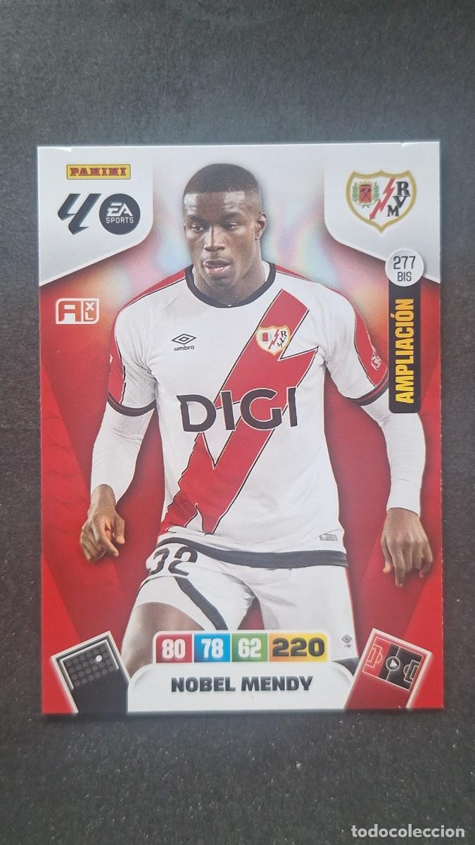 Cromos de F&uacute;tbol: L3 NOBEL MENDY RAYO VALLECANO 277 BIS AMPLIACION ADRENALYN XL LIGA 2025/2026 25 26 PANINI