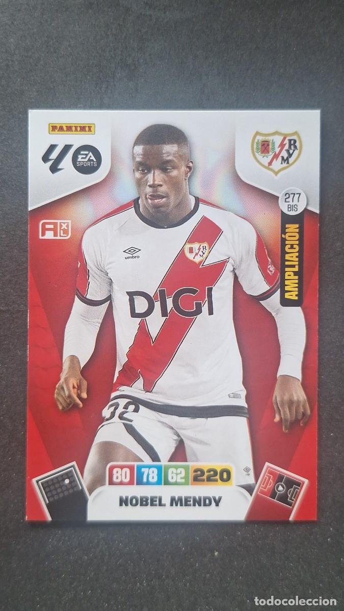 Cromos de F&uacute;tbol: L3 NOBEL MENDY RAYO VALLECANO 277 BIS AMPLIACION ADRENALYN XL LIGA 2025/2026 25 26 PANINI