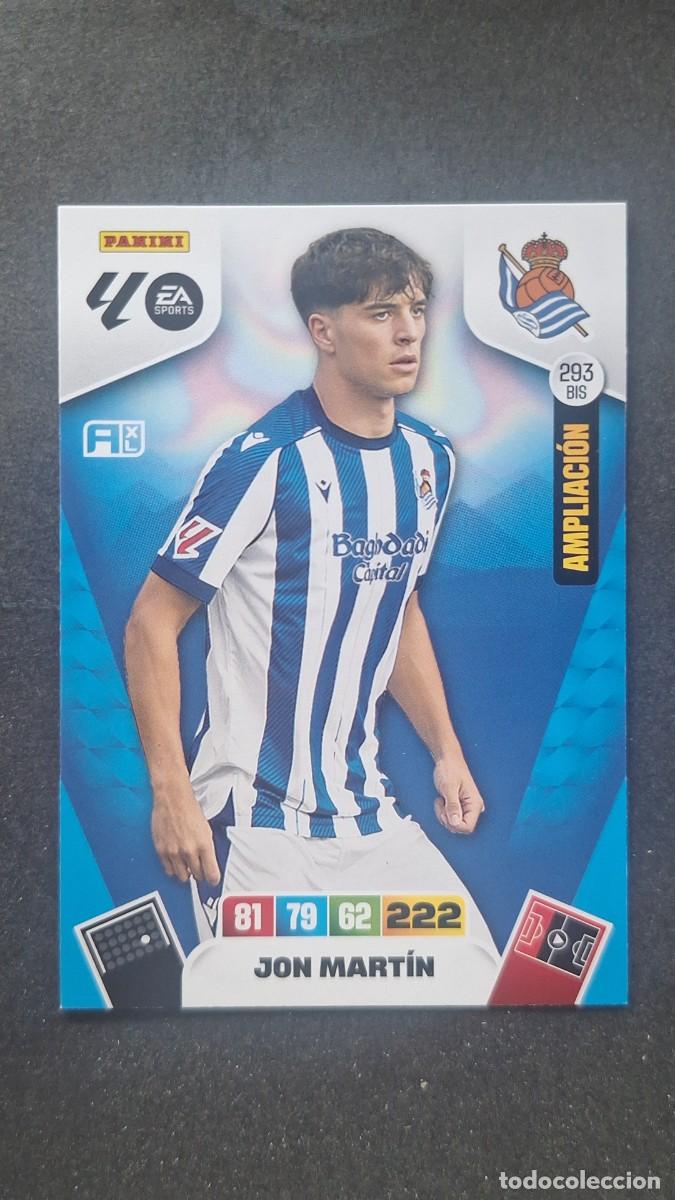 Cromos de F&uacute;tbol: L3 JON MARTIN RESL SOCIEDAD 293 BIS AMPLIACION ADRENALYN XL LIGA 2025/2026 25 26 PANINI