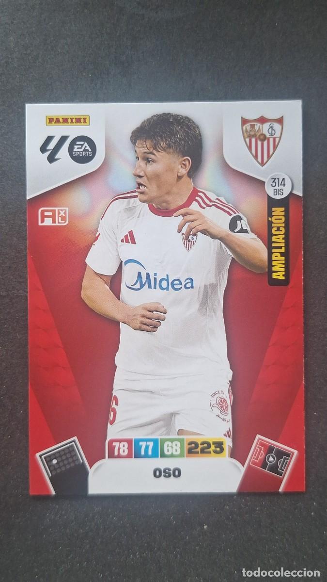 Cromos de F&uacute;tbol: L3 OSO SEVILLA F. C. 314 BIS AMPLIACION ADRENALYN XL LIGA 2025/2026 25 26 PANINI