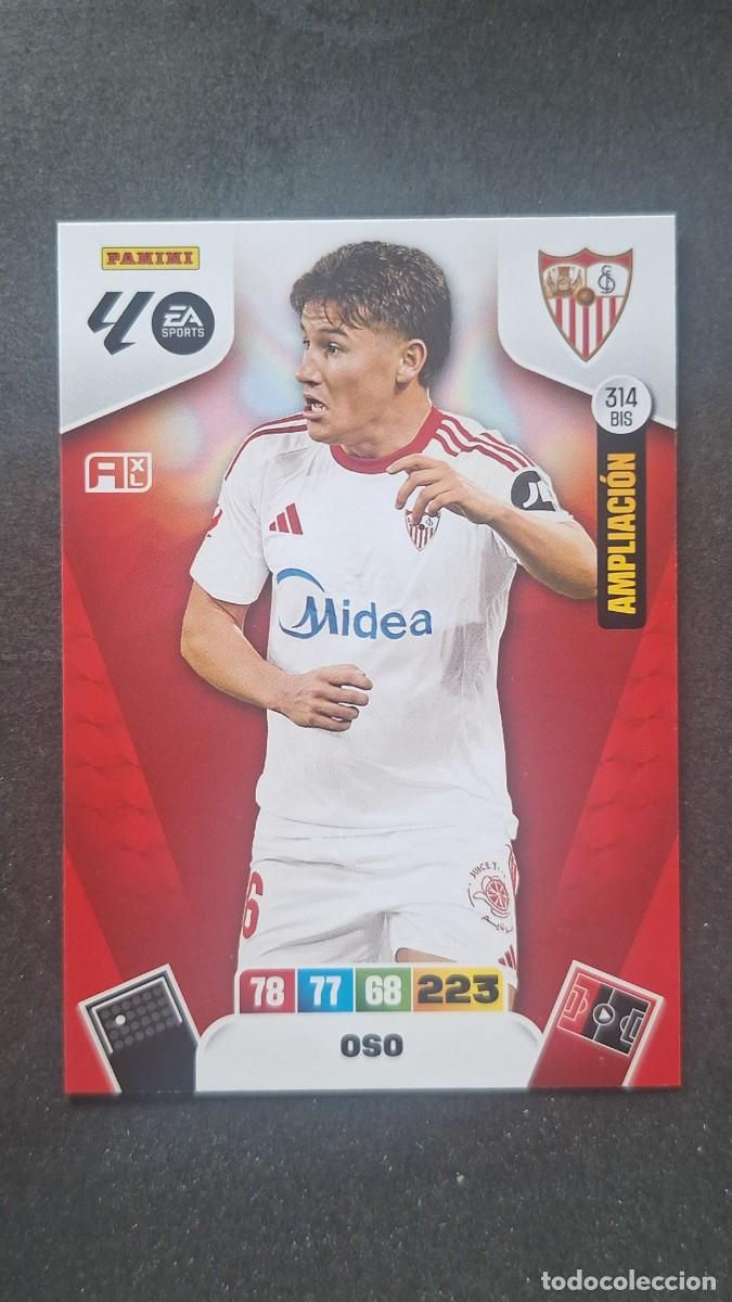 Cromos de F&uacute;tbol: L3 OSO SEVILLA F. C. 314 BIS AMPLIACION ADRENALYN XL LIGA 2025/2026 25 26 PANINI