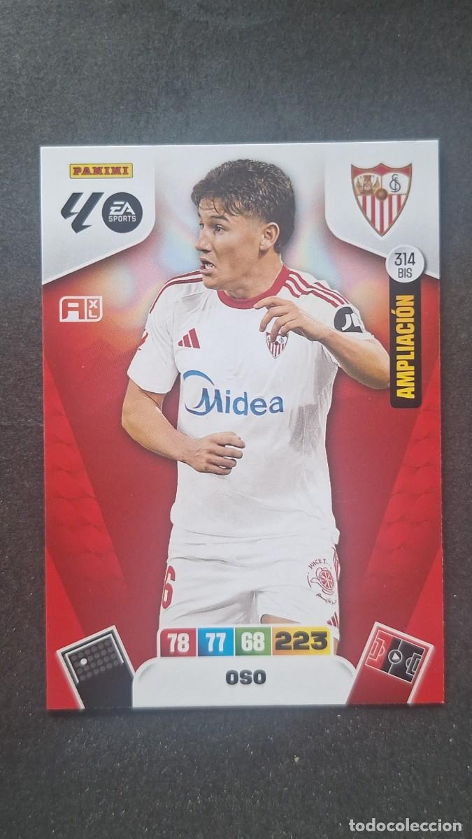 Cromos de F&uacute;tbol: L3 OSO SEVILLA F. C. 314 BIS AMPLIACION ADRENALYN XL LIGA 2025/2026 25 26 PANINI