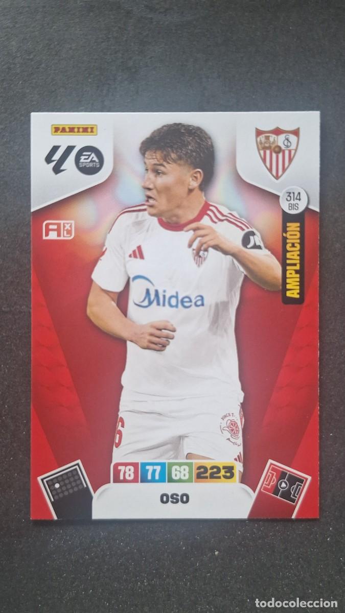 Cromos de F&uacute;tbol: L3 OSO SEVILLA F. C. 314 BIS AMPLIACION ADRENALYN XL LIGA 2025/2026 25 26 PANINI