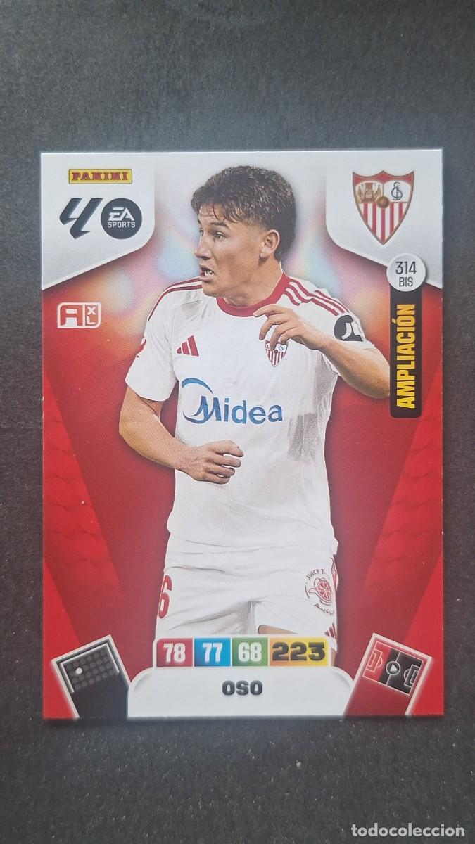 Cromos de F&uacute;tbol: L3 OSO SEVILLA F. C. 314 BIS AMPLIACION ADRENALYN XL LIGA 2025/2026 25 26 PANINI
