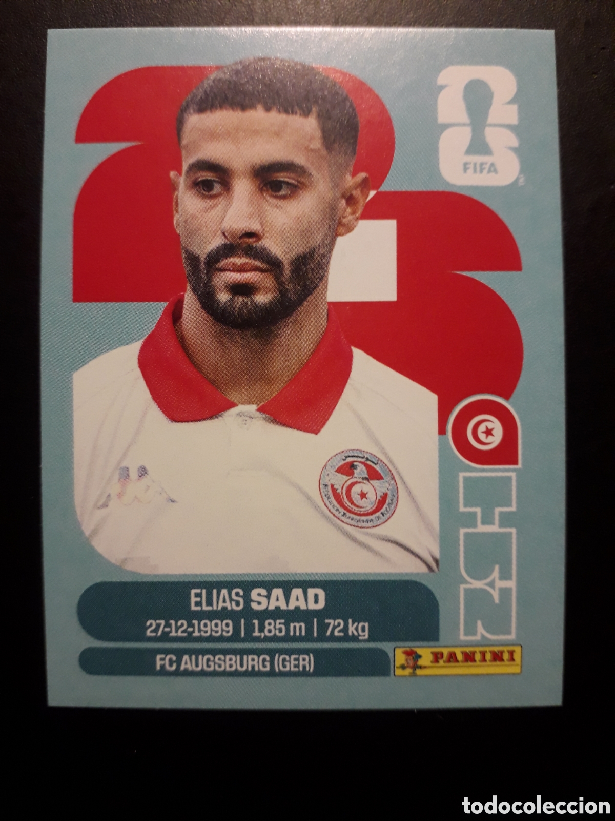 Cromos de F&uacute;tbol: SAAD T&Uacute;NEZ TUN 16 MUNDIAL F&Uacute;TBOL 2026 FIFA WORLD CUP PANINI SIN PEGAR PEDIDO M&Iacute;NIMO 3&euro;