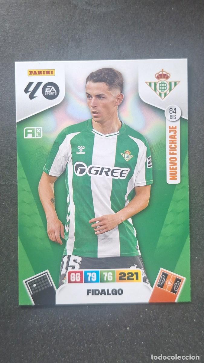 Cromos de F&uacute;tbol: L3 FIDALGO REAL BETIS BALOMPIE 84 BIS NUEVO FICHAJE ADRENALYN XL LIGA 2025/2026 25 26 PANINI