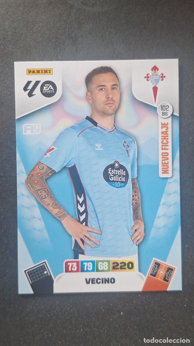 Cromos de F&uacute;tbol: L3 VECINO CELTA DE VIGO 102 BIS NUEVO FICHAJE ADRENALYN XL LIGA 2025/2026 25 26 PANINI