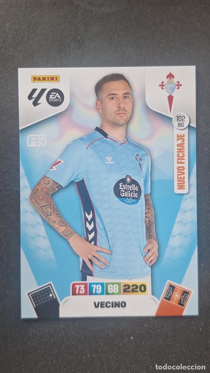 Cromos de F&uacute;tbol: L3 VECINO CELTA DE VIGO 102 BIS NUEVO FICHAJE ADRENALYN XL LIGA 2025/2026 25 26 PANINI