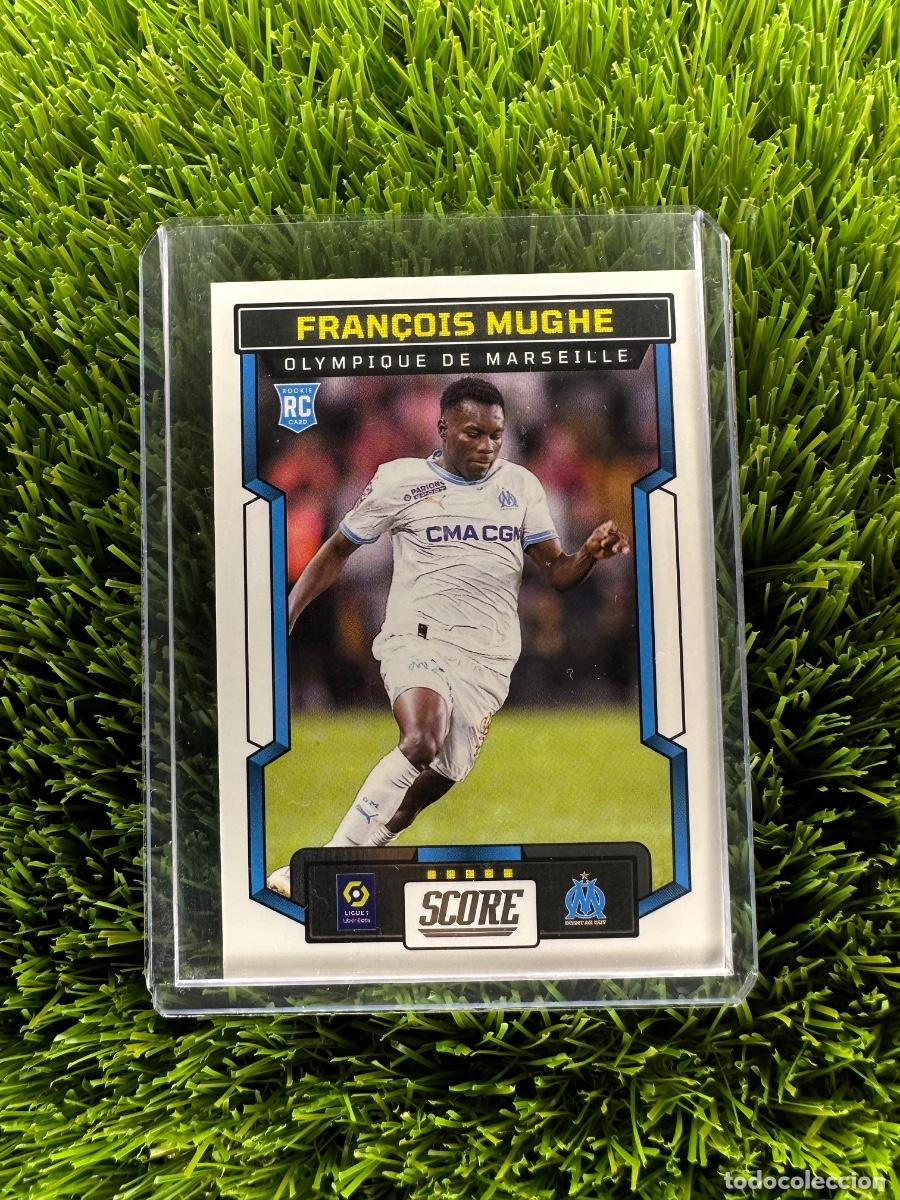 Cromos de F&uacute;tbol: N&ordm; 98 Fran&ccedil;ois Mughe Olympique de Marsella Panini Score Ligue 1 23 24