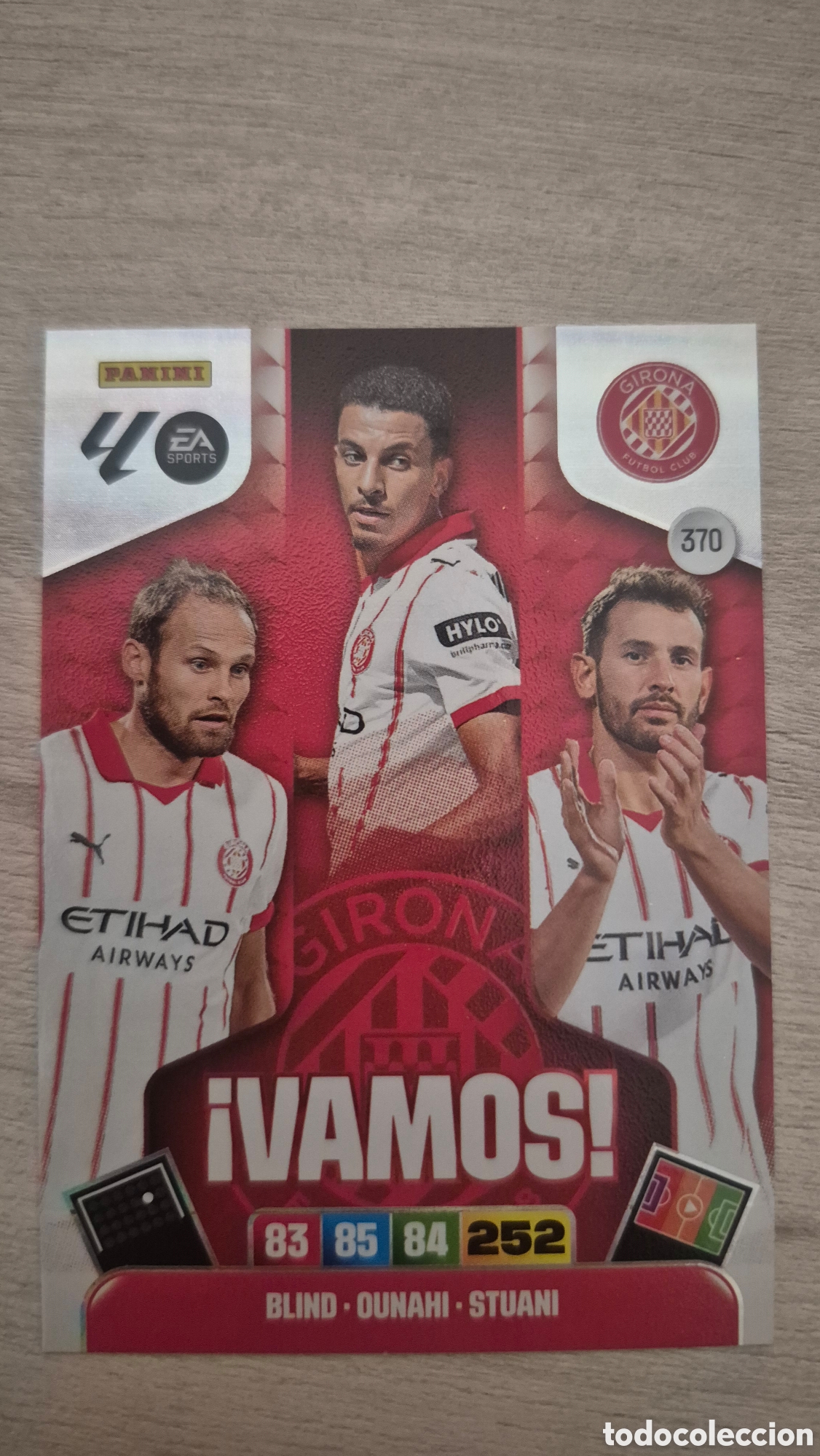 Cartes &agrave; collectionner de Football: N&deg;370 Vamos Girona Adrenalyn 25/26