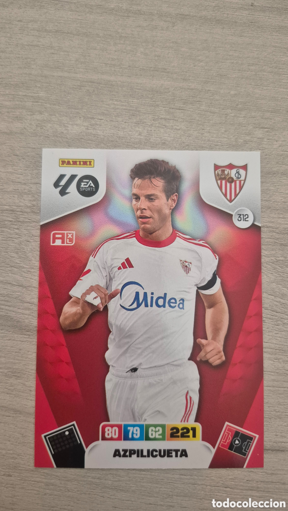 Cartes &agrave; collectionner de Football: N&deg;312 Sevilla Azpilicueta Adrenalyn 25/26