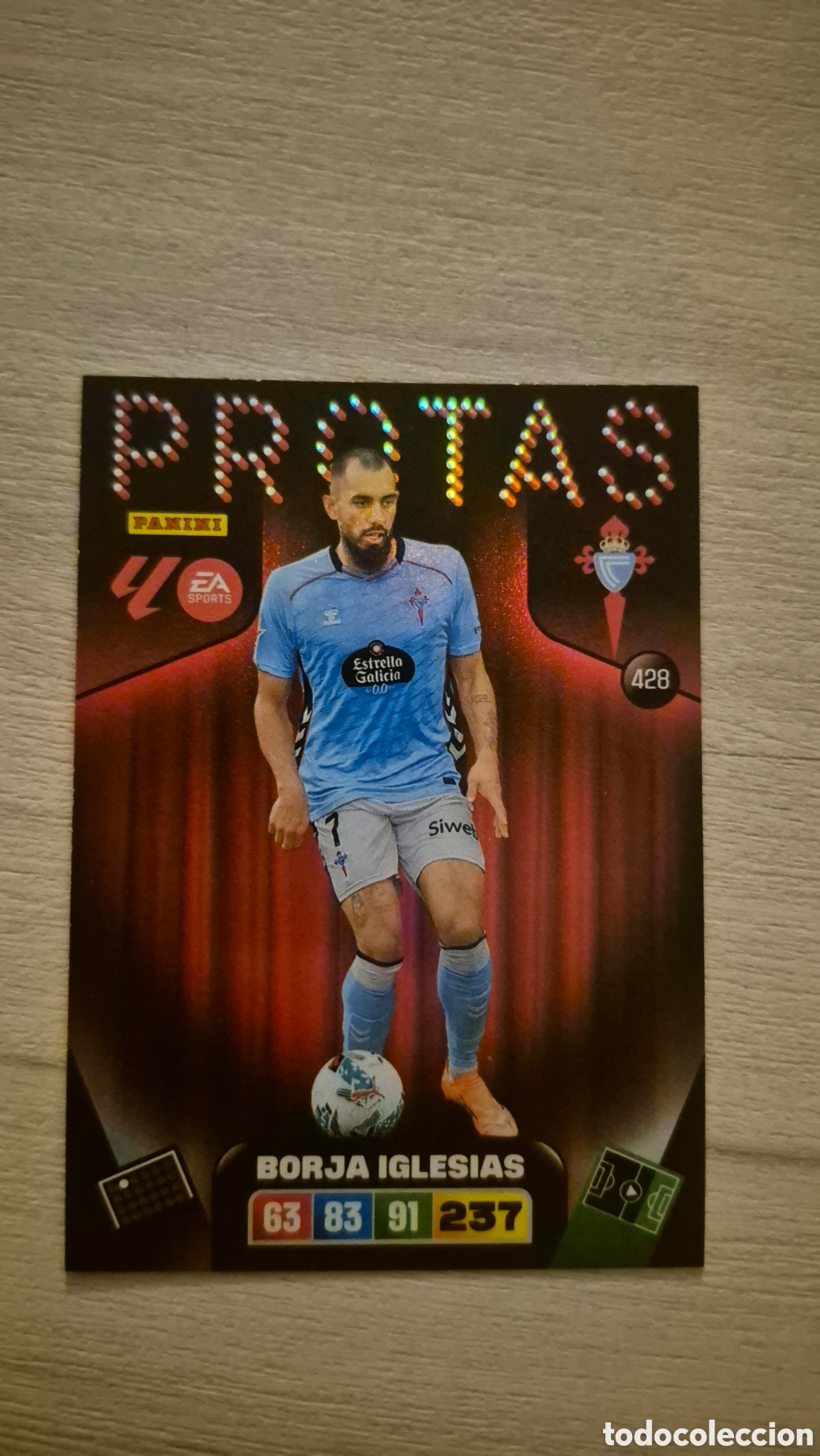 Cartes &agrave; collectionner de Football: N&deg;428 Protas Borja Iglesias Adrenalyn 25/26
