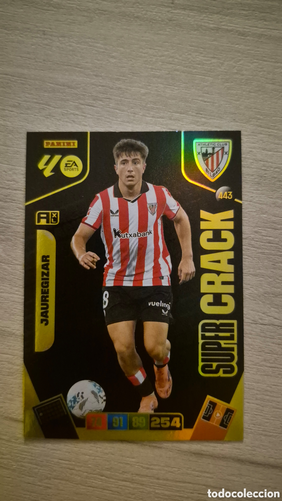 Football Stickers: N&deg;443 Supercrack Jauregizar Adrenalyn 25/26