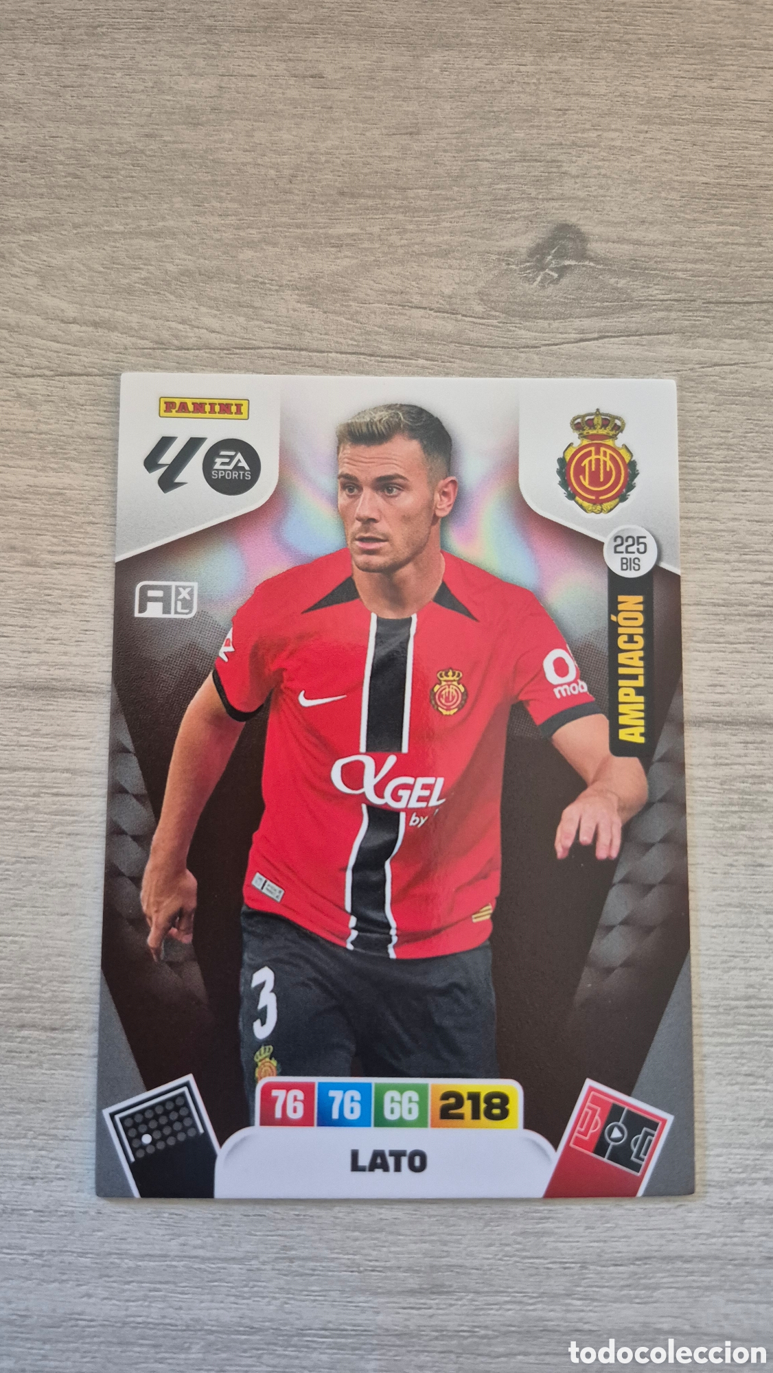 Football Stickers: N&deg;225Bis Mallorca Lato Adrenalyn 25/26