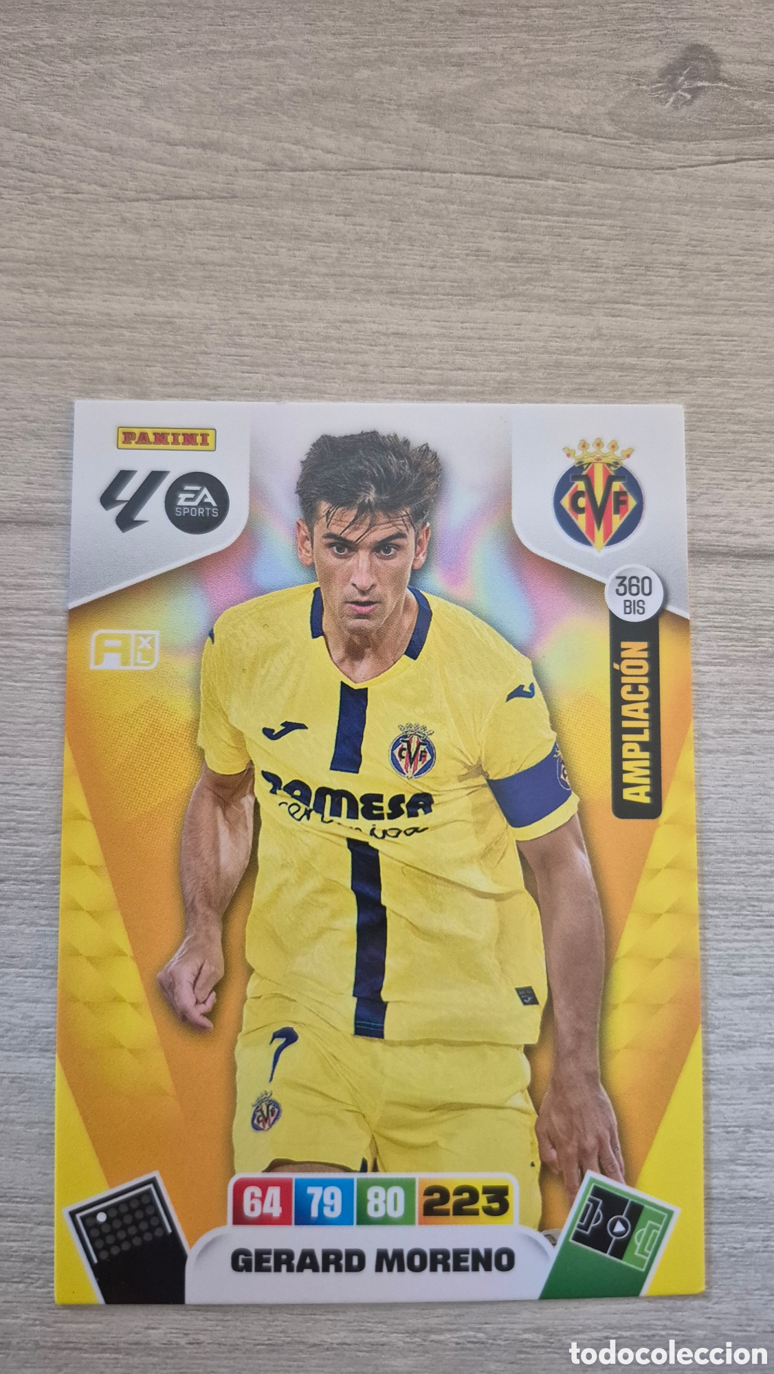 Cromos de Futebol: N&deg;360Bis Villarreal Gerard Moreno Adrenalyn 25/26