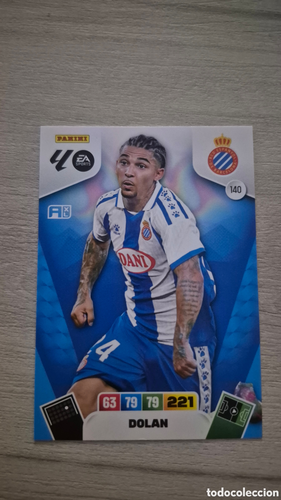 Cromos de Futebol: N&deg;140 Espanyol Dolan Adrenalyn 25/26
