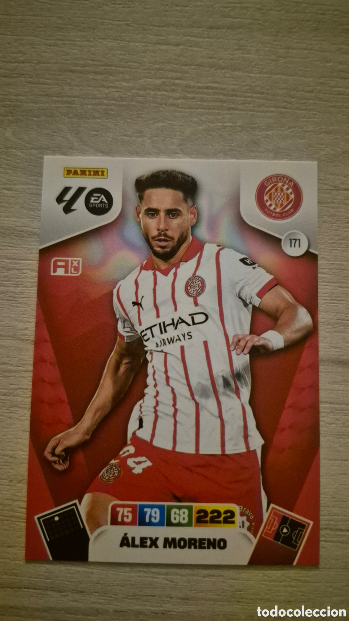 Cartes &agrave; collectionner de Football: N&deg;171 Girona Alex Moreno Adrenalyn 25/26