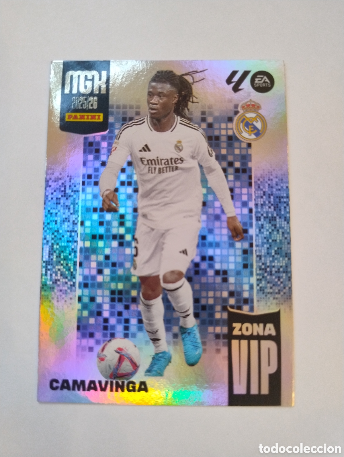 Cromos de F&uacute;tbol: 391 - Camavinga - Real Madrid - Megacracks 2025 - 2026 Zona VIP