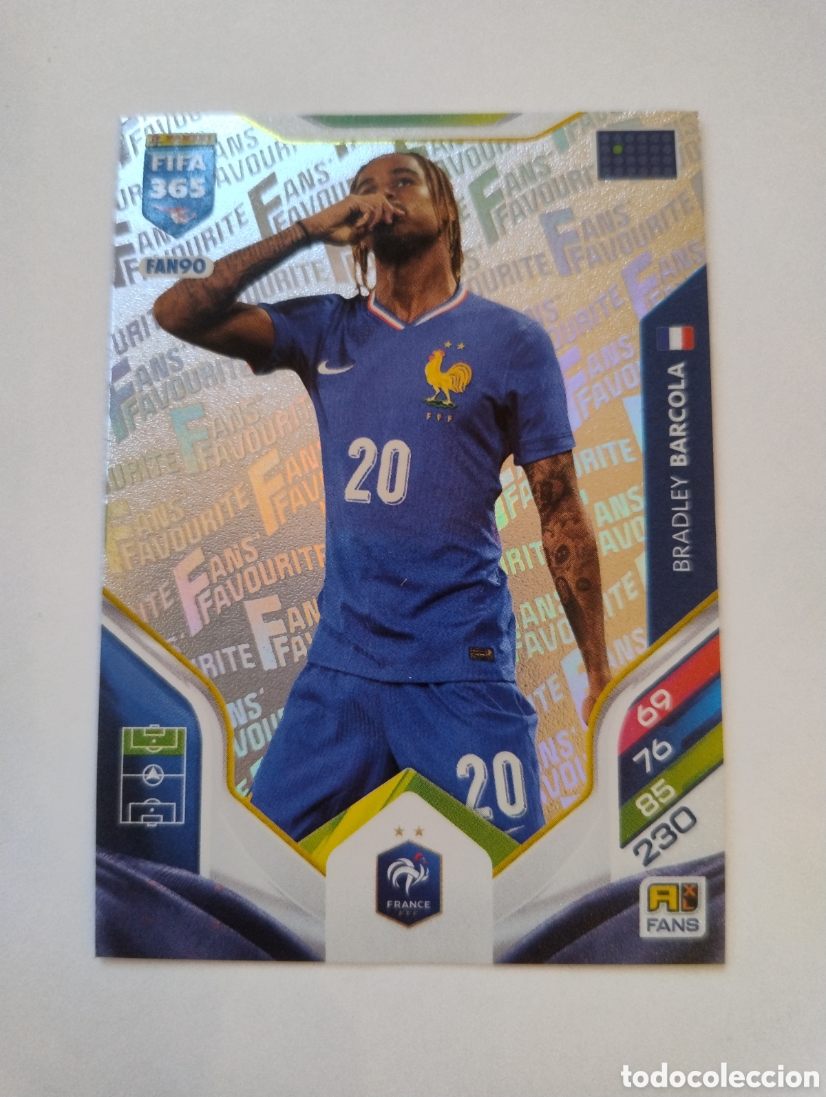 Cromos de F&uacute;tbol: FAN 90 - Barcola - Francia - Adrenalyn XL FIFA 365 2026