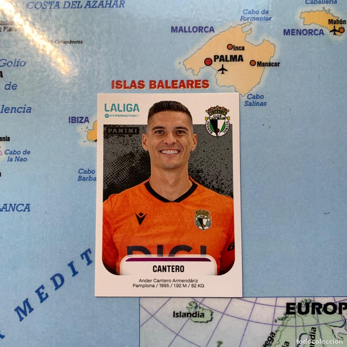 Cromos de F&uacute;tbol: Cantero n&uacute;mero 61 del Burgos cromo liga Hypermotion 25-26 2025-2026