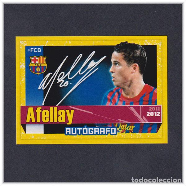 Cromos de F&uacute;tbol: COLECCI&Oacute;N OFICIAL BARCELONA 2011 2012 11 12 PANINI AFELLAY AUTOGRAFO ROOKIE 164 ALBUM LIGA BAR&Ccedil;A