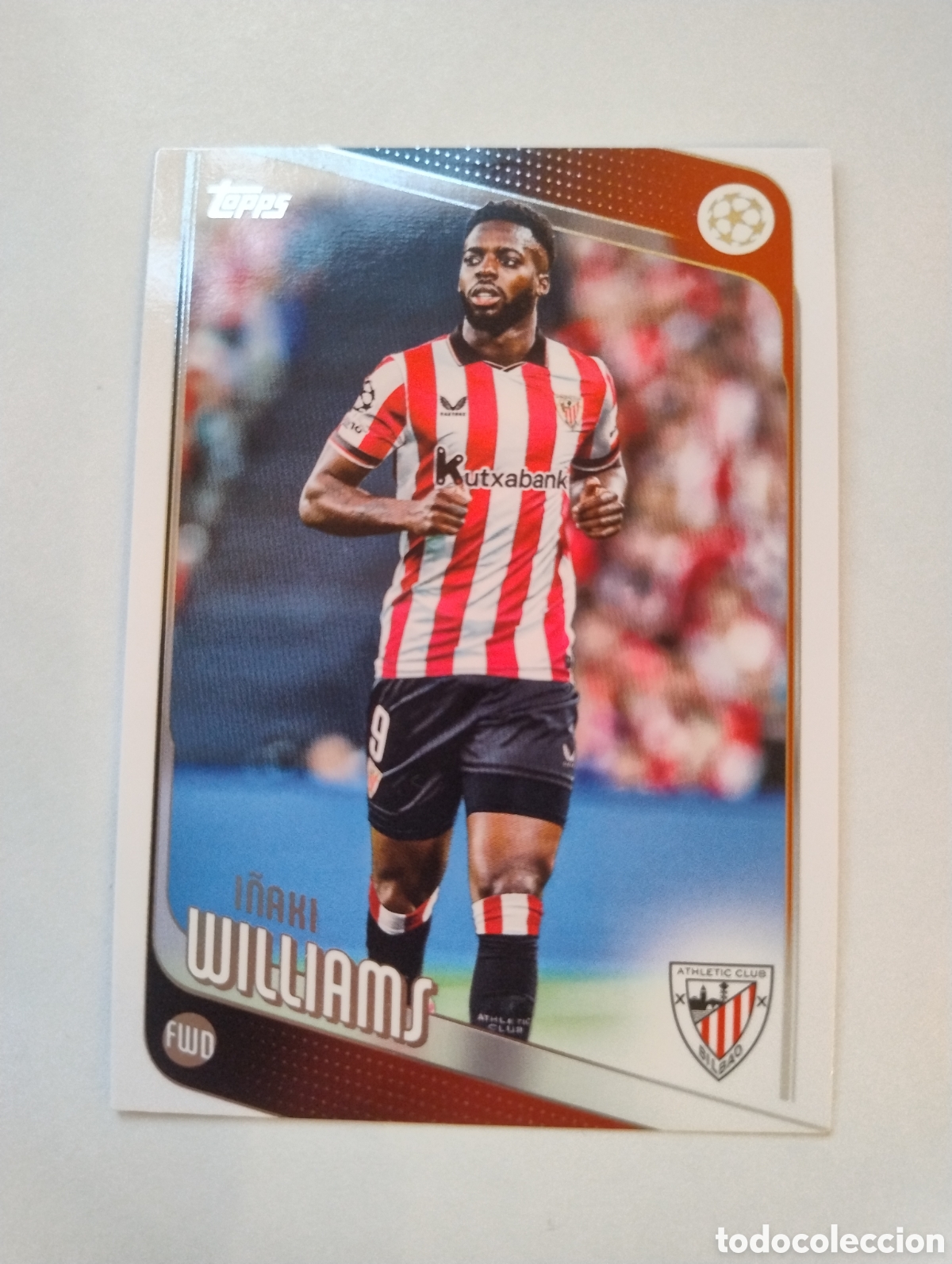 Cromos de F&uacute;tbol: 20 - I&ntilde;aki Williams - Athletic Bilbao - Topps UCC Flagship
