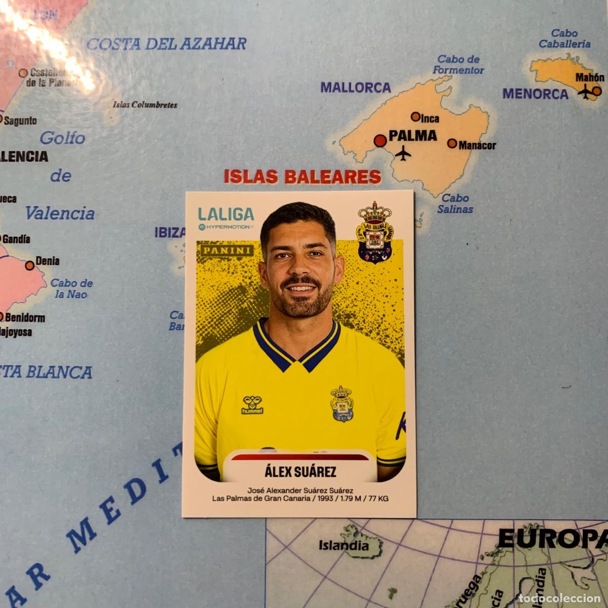 Cromos de F&uacute;tbol: &Aacute;lex Su&aacute;rez n&uacute;mero 255 de Las Palmas cromo liga Hypermotion 25-26 2025-2026