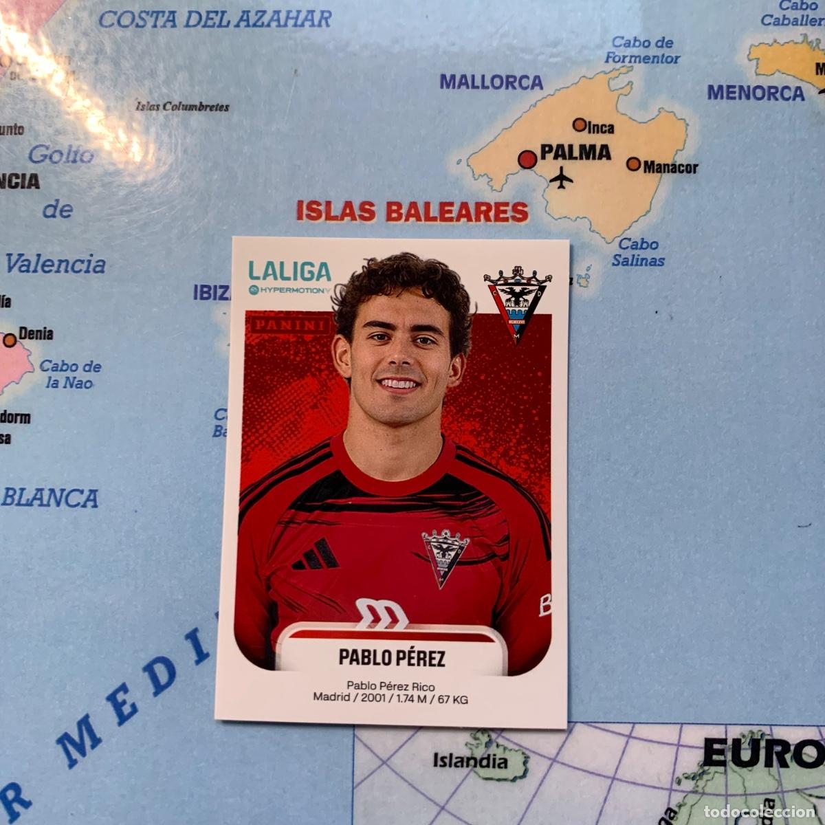 Cromos de F&uacute;tbol: Pablo P&eacute;rez n&uacute;mero 315B del Mirandes cromo liga Hypermotion 25-26 2025-2026