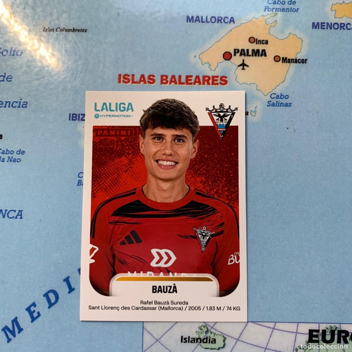 Cromos de F&uacute;tbol: Bauza n&uacute;mero 318 del Mirandes cromo liga Hypermotion 25-26 2025-2026