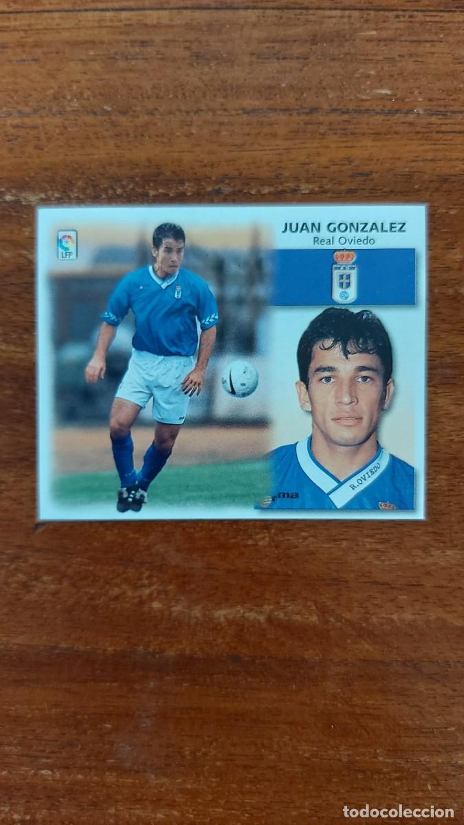 Cromos de F&uacute;tbol: JUAN GONZALEZ ( REAL OVIEDO ) - COLOCA EDICIONES ESTE LIGA 1999 2000 SIN PEGAR NUEVO