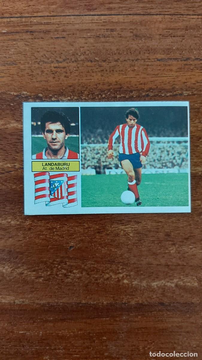 Cromos de F&uacute;tbol: Landaburu ( Atl&eacute;tico de Madrid ) Fichaje 3 pintado EDICIONES ESTE LIGA 82/83 1982/83 NUEVO SIN PEGAR