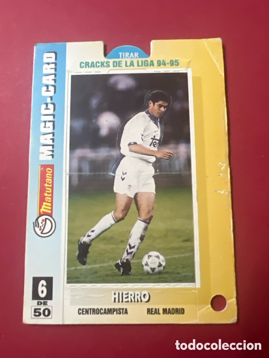 Cromos de F&uacute;tbol: C596. CROMO MAGIC-CARD MATUTANO 94-95---HIERRO