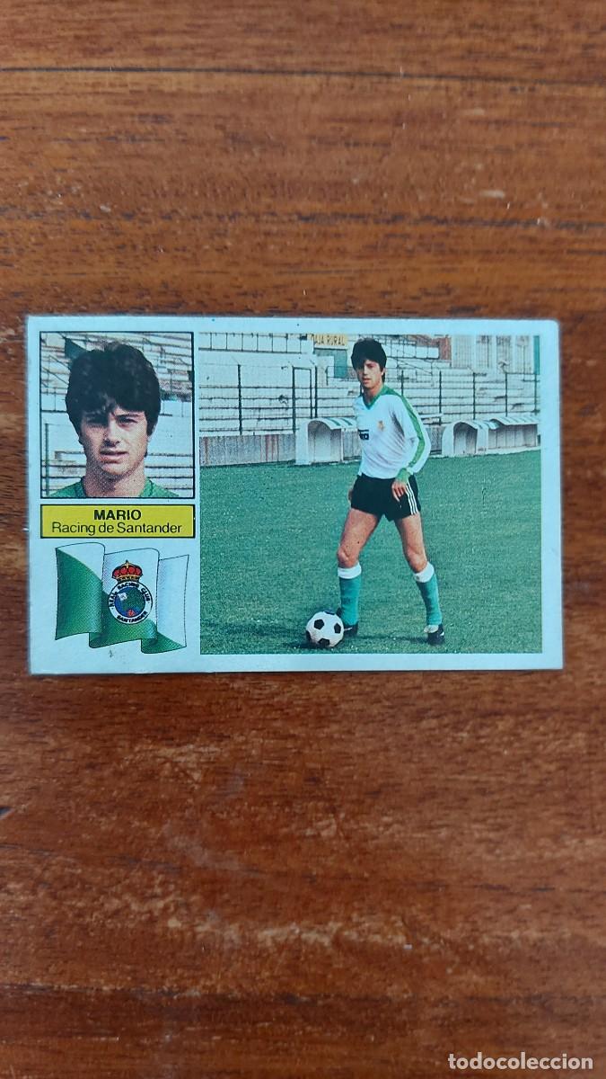 Cromos de F&uacute;tbol: MARIO ( RACING DE SANTANDER ) ESTE 82/83 1982/83 nuevo sin pegar - Camiseta blanca