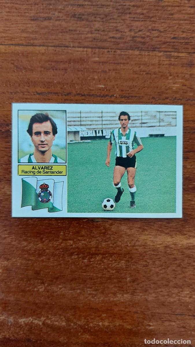 Cromos de F&uacute;tbol: Alvarez ( Racing de Santander ) Fichaje 21 EDICIONES ESTE LIGA 82/83 1982/83 NUEVO SIN PEGAR
