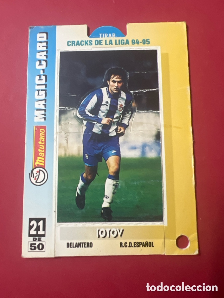 Cromos de F&uacute;tbol: C9156. 21 iotov espanyol matutano magic-card cracks de la liga 94/95
