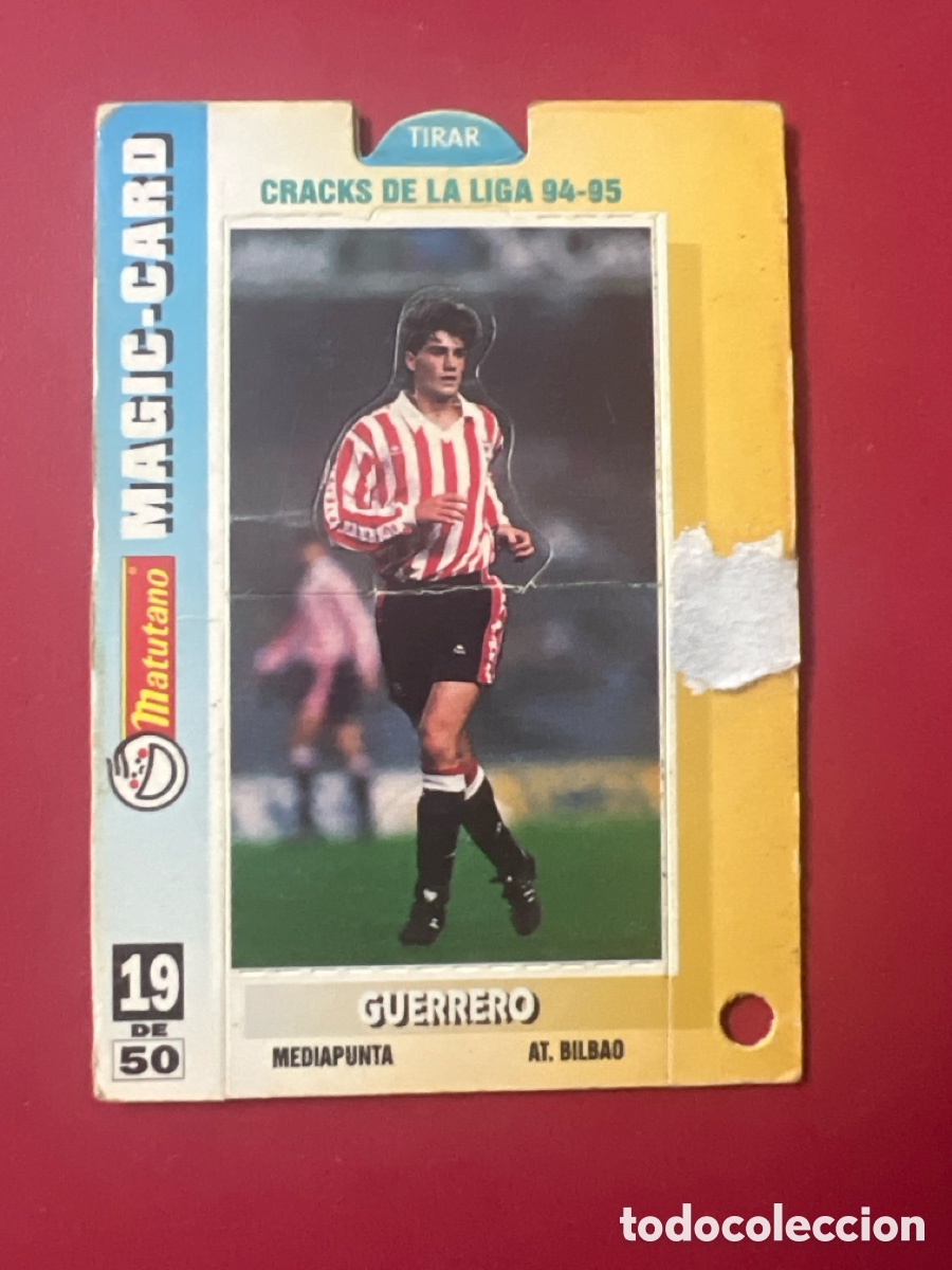 Cromos de F&uacute;tbol: C9165. 19 JULEN GUERRERO ATHLETIC BILBAO MAGIC-CARD MATUTANO