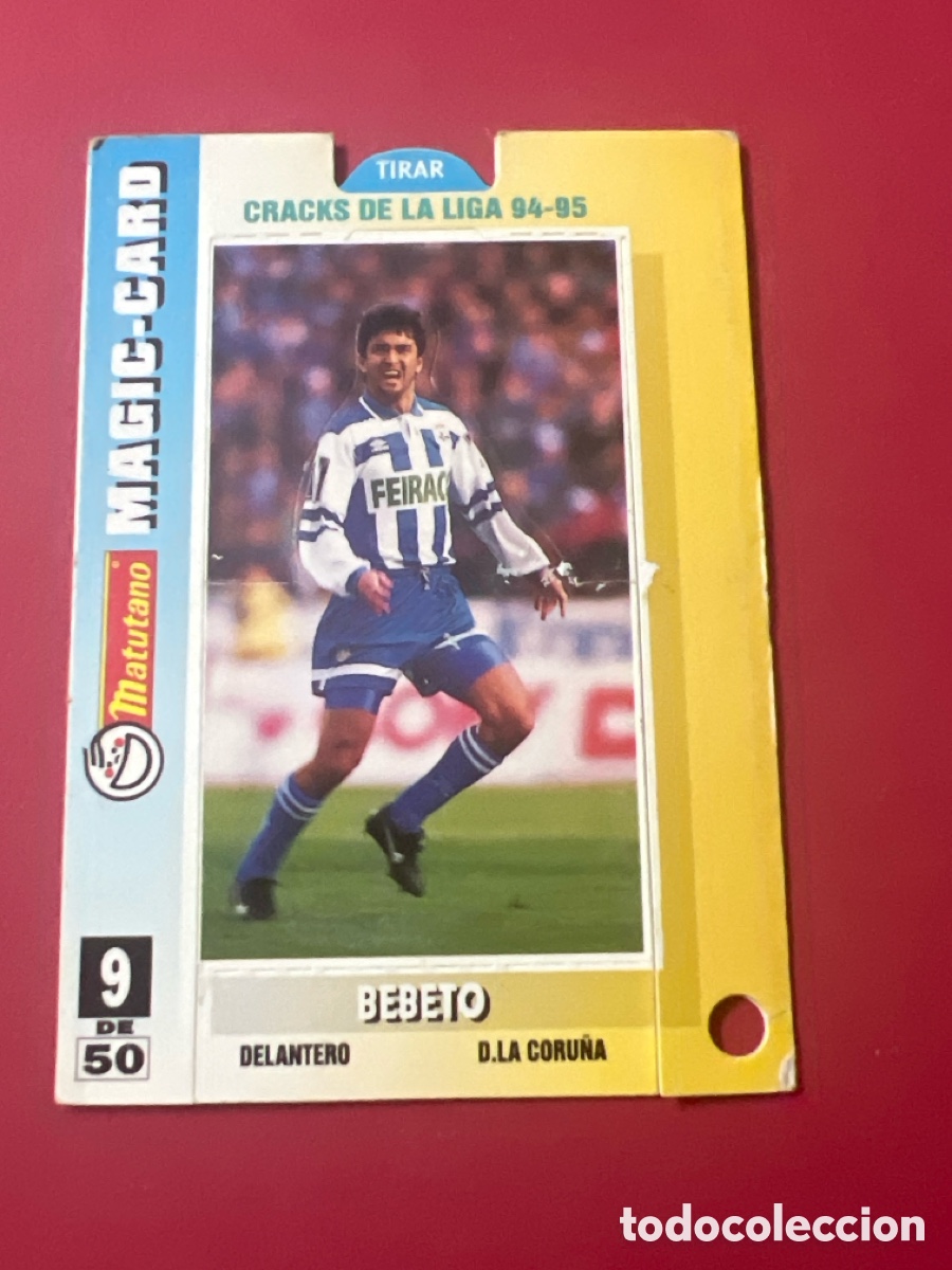 Cromos de F&uacute;tbol: C9181. MAGIC CARDS DE MATUTANO 94-95 N&ordm; 9 BEBETO