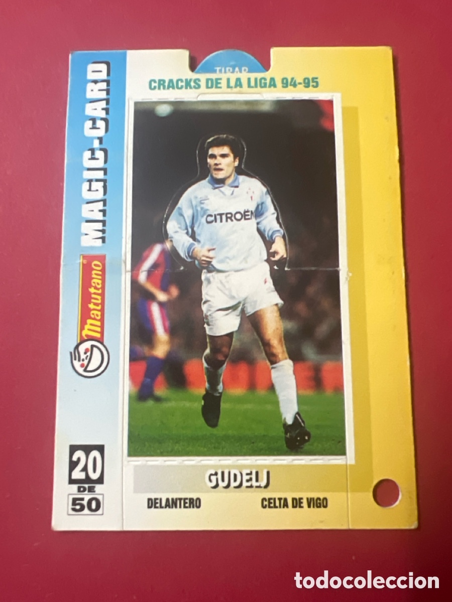 Cromos de F&uacute;tbol: C9238. 20 gudelj celta matutano magic-card cracks de la liga 94/95