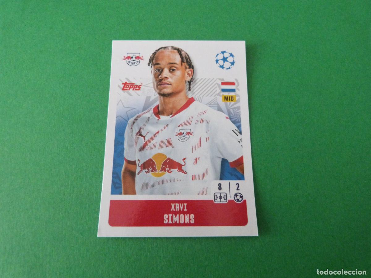 Cromos de F&uacute;tbol: CROMO FUTBOL SIMONS RB LEIPZIG SIN PEGAR N&ordm; 316 CHAMPIONS LEAGUE 2024-2025/24-25 TOPPS
